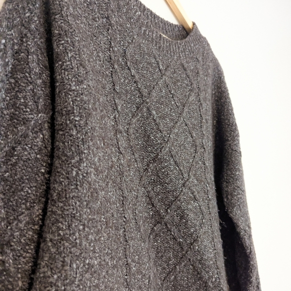 Lucky Brand Brown/Grey Boxy Sweater - Picture 5 of 5